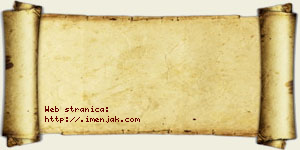 Angelina Baletić vizit kartica